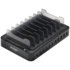 VOLTCRAFT USB-A USB-C Smart USB Power Station Tischladestation Ladestation