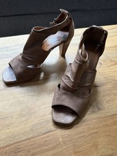 Mark Adam eleganter brauner Damen Sommerschuh, G. 39,    mit ca 7 cm Absatz