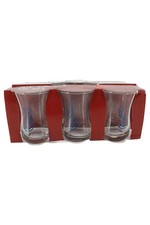 TOPKAPI Teegläser Set 6 Stück Transparent TK874 Mehtab Türkische Teegläser