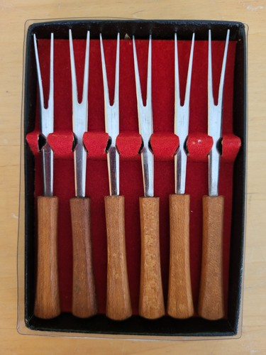 Vintage cocktailgabeln aus - 6,