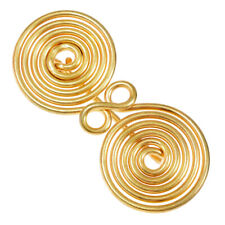 Replik Spiralfibel Gewandung Fibel Mittelalter Brosche Wikinger spiral brooch