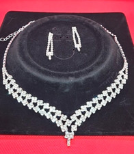 Collier mit Ohringe Zirkonia