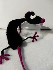 NEU Häkel Lesezeichen schwarz