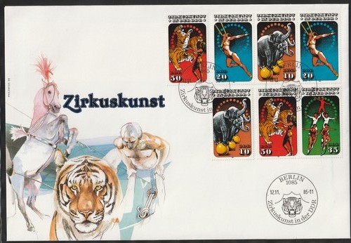 Ddr fdc zirkuskunst - ddr-fdc;,