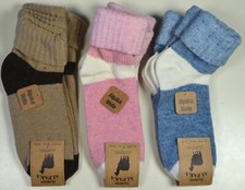 3 Paar Damen Alpakasocken in