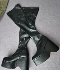 overknee stiefel 40 Schwarz