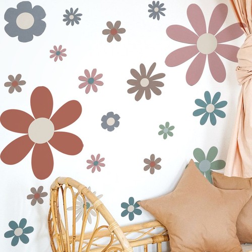 Blumenmuster pvc wandaufkleber - pvc,