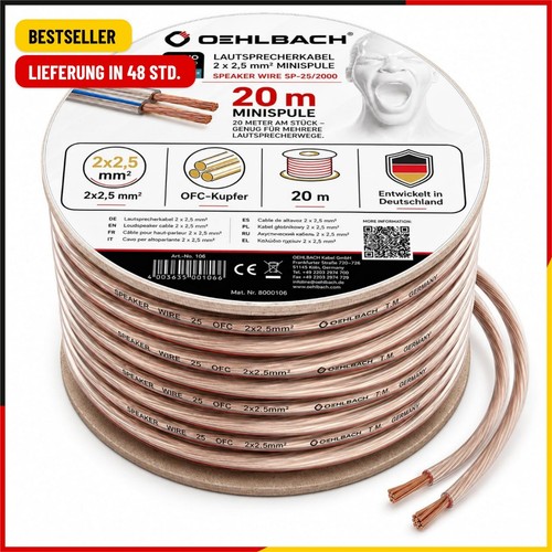 Oehlbach speaker wire - sp-25,