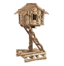 Rustikales Holz Vogelhaus