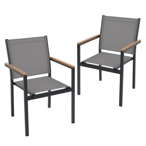 2er set gartenstuhl alu - 2er,