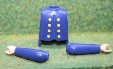 Playmobil Nordstaatler Oberkörper mit Armen Soldaten ACW 1 Stück Custom dreckig