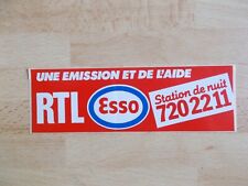 Aufkleber RTL - ESSO -
