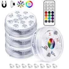 4x Magnetische LED Poolbeleuchtung Lampe Unterwasserlicht Poolleuchte Schwimmbad