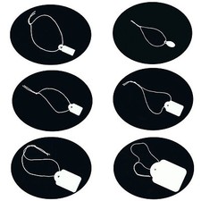 Hängeetike​tten mit Faden