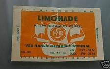 altes DDR Etikett - VEB