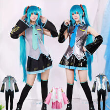 Karneval Anime Cosplay Vocaloid Miku Hatsune Kostüm Party Kleid Anzug Outfits