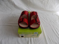 finn comfort 37 pantolette rot