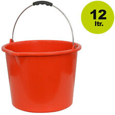 Ausgusseimer 12 Liter Rot Eimer Bau Aufbewahrung Skaleneimer 