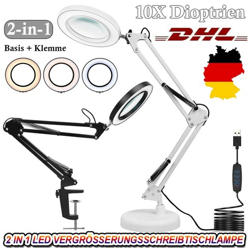 Led lupenleuchte 10x dioptrien - lupenleuchte,