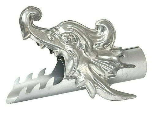 Drachenkopf wasserspeier zink - drachenkopf,
