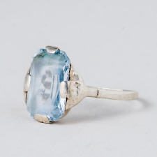 Ring Blauer Stein Silber 3,47