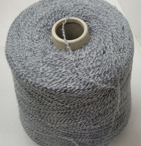 Wolle garn stricken - wolle, grau-weis