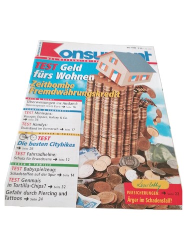 Konsument zeitschrift mai - mai, 1999