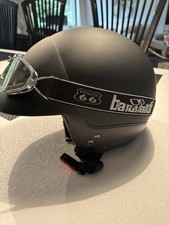 Motorrad Helm Schwarz Inkl. Brille