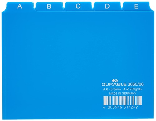 Durable leitregister z a6 - -, z,