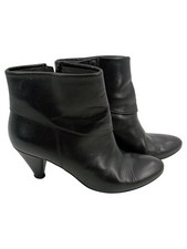 VERA GOMMA Stiefelette Damen Gr. 39 Schwarz Leder Elegant Klassisch