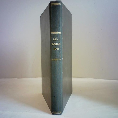 Reichs gesetzblatt 1888 - reichs-,