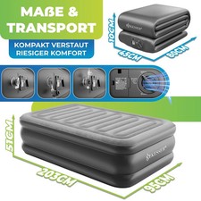 Kesser Luftmatratze Aufblasbare Matratze Luftbett mit Pumpe Einzeln