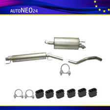 Auspuffanlage ab Kat Opel Astra H Caravan (L35) 1.9 CDTI ab. Bj. 2004, Auspuff