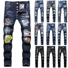 Herren Jeans Slim Fit Hose