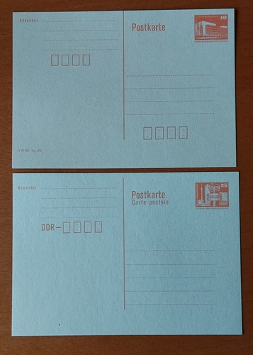 Postkarten ddr postfrisch 10 - 2,