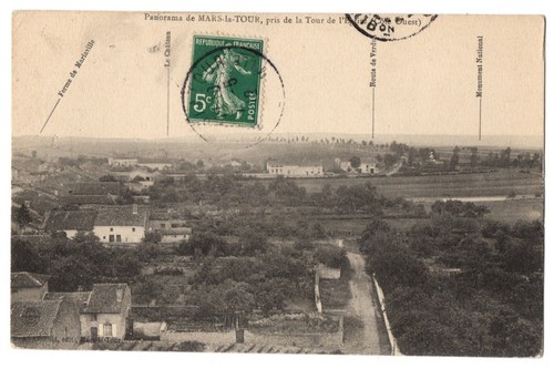 Cpa mars tour meurthe - cpa,