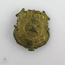 Amerika, Feuerwehr" Junior Fire Chief Schild, altes Spielzeug (4554EB)