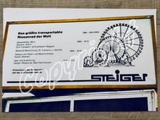 XXL Foto Infotafel STEIGER RIESENRAD -Kirmes Schausteller