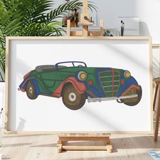 Auto Strasse v2 Schablone Malen Wand Deko NEU