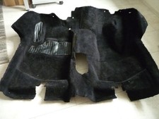 Teppich VW Golf 1 Cabrio Vorderteil Schwarz Velour original TOP