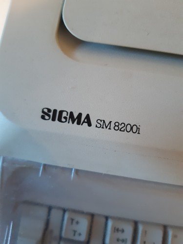 Schreibmascine sigma 8200i - schreibmascine, sm