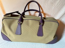 Prada bowler bag canvas - bowler, canvas/leder