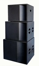 T Sub 21E  21"/54cm PA BASSREFLEX HORN SUBWOOFER LEERGEHÄUSE MULTIPLEX BIRKE
