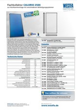 Flachkollektor Komplett Solarpaket Warmwasser von WESTFA