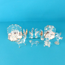 Glasfiguren 9 Stk. Katze Hund