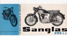 (Motorrad) alte Werbepapiere: SANGLAS 295CC (P46589)