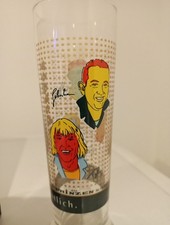 Bierglas d.Freiberger Brauerei, Prinzenglas mit Motiven d. Popgruppe Die Prinzen