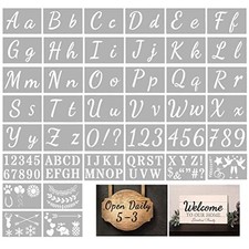 40 Stück Buchstaben Schablone