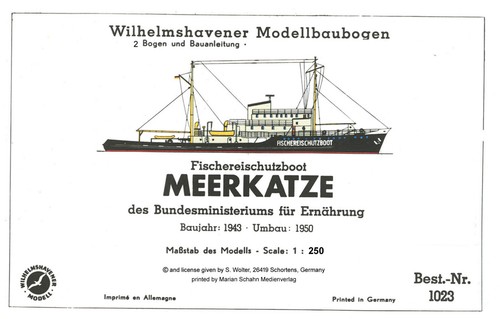 Möwe modell 1023 - möwe-modell, "fischerei