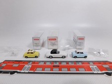 3x Wiking H0 1:87 PKW Glas